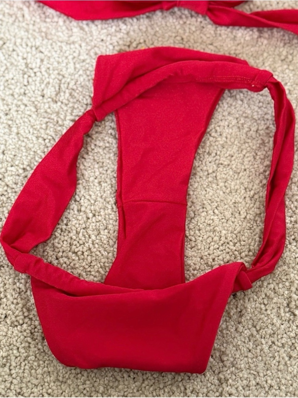 REVOLVE Red Triangle Bikini Set - Picture 5 of 5